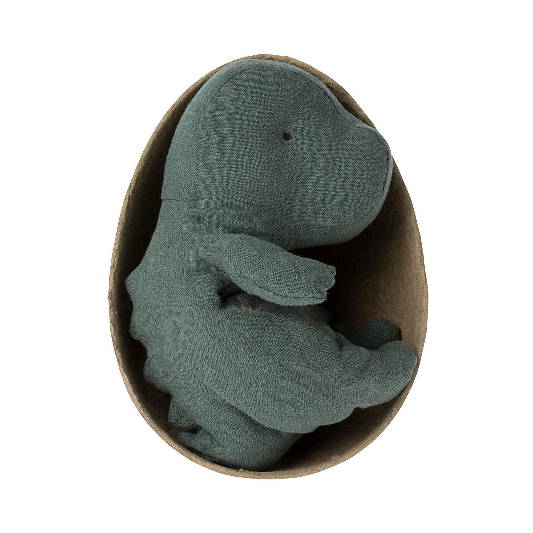 Gantosaurus in Egg, Small - Dark Petrol